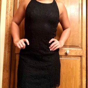 Black, lace dress
